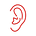 Ear icon